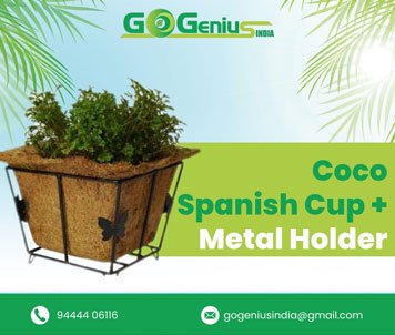 Coco Spanish Cup + Metal Holder
